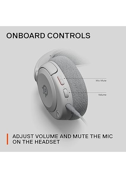 Arctis Nova 1 – Multi-Platform Gaming Kulaklık – Hi-Fi Sürücü – 360° Surround Ses – Airweave Memory Foam Kulak Yastıkları – Gürültü Önleyici Mikrofon, Pc, Ps5, Ps4, Switch, Xbox – Beyaz indirimleri