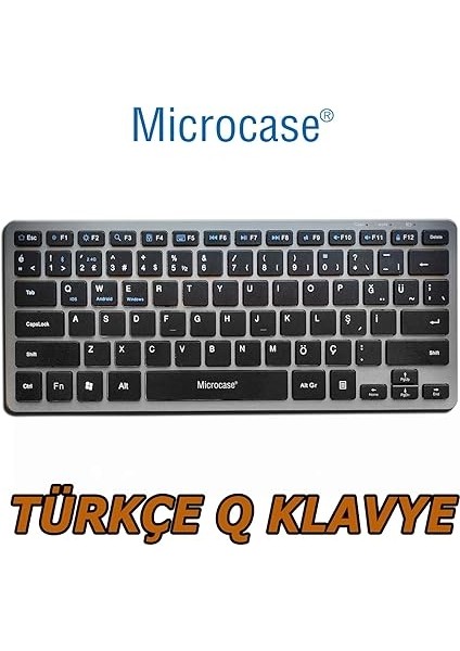 2in1 Kablosuz ve Bluetooth Türkçe Klavye Mouse Set Şarjlı - AL4285 modelleri