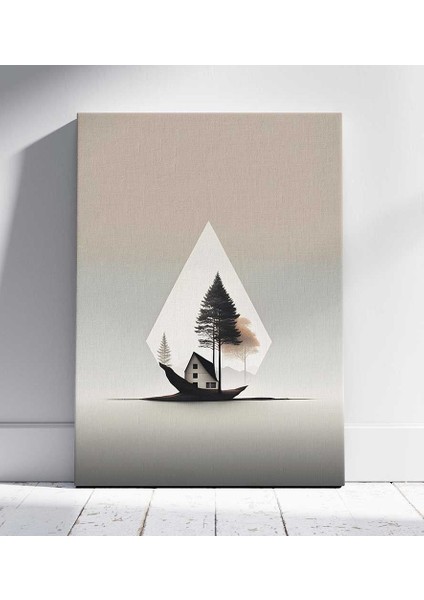 Damla Içinde Huzur Salon Oturma Odası Kanvas Tablo Duvar Resim