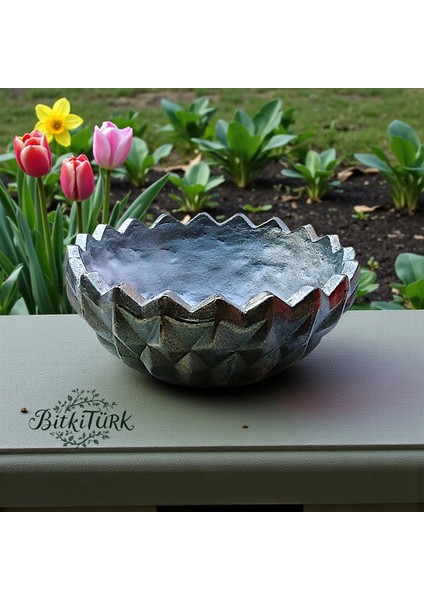 Milano Model Fırınlanmış Beton Saksı 10CM×21CM fiyatları