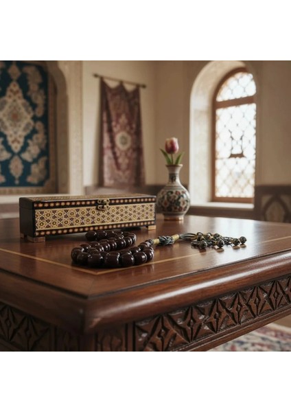 Osmanlı Vişne Tespih | Dik Damar Hareli, Tarihi Eser Niteliğinde Koleksiyonluk Model