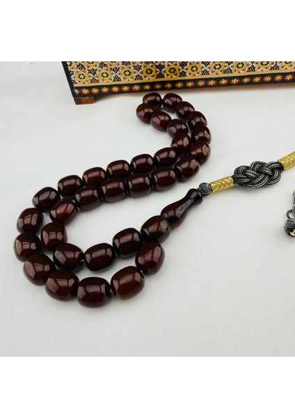 Osmanlı Vişne Tespih | Dik Damar Hareli, Tarihi Eser Niteliğinde Koleksiyonluk Model fiyatları