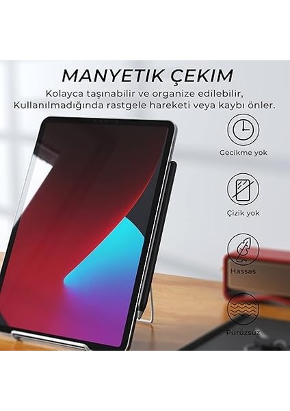 SP02B Bluetooth Stylus Pen Manyetik Çekim Destekli, Avuç Içi Reddetme Özellikli iPad Kalemi, 2018-2022 Için iPad Android Windows Bütün Kapasitif Dokunmatik Cihazlar ile Uyumlu (Siyah) fiyatları