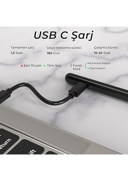 SP02B Bluetooth Stylus Pen Manyetik Çekim Destekli, Avuç Içi Reddetme Özellikli iPad Kalemi, 2018-2022 Için iPad Android Windows Bütün Kapasitif Dokunmatik Cihazlar ile Uyumlu (Siyah) indirimleri