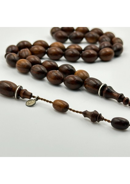 Şükrü Baba Usta Işçilikli Gümüş Halka Detaylı Yalan Ağacı Tespih fiyatları