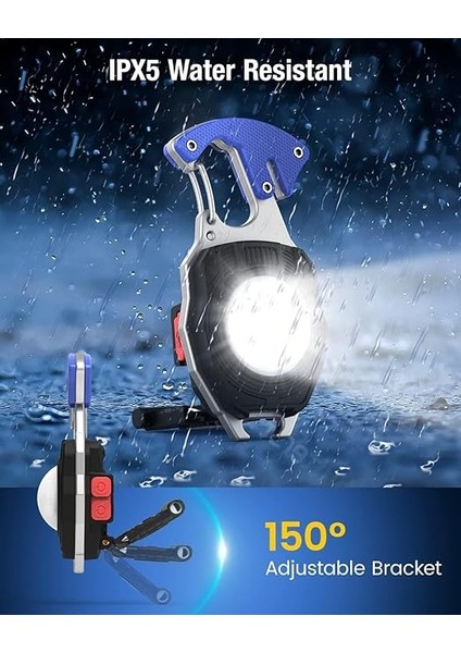 Home Çok Fonksiyonlu Mini El Feneri – Cob Anahtarlık Tipi, 7 Modlu 800 Lümen Işık, USB Type-C Şarjlı, Kamp Ateş Başlatıcı, Düdük, Jilet, Şişe Açacağı, Acil Durum ve Outdoor Kullanım Için indirimleri