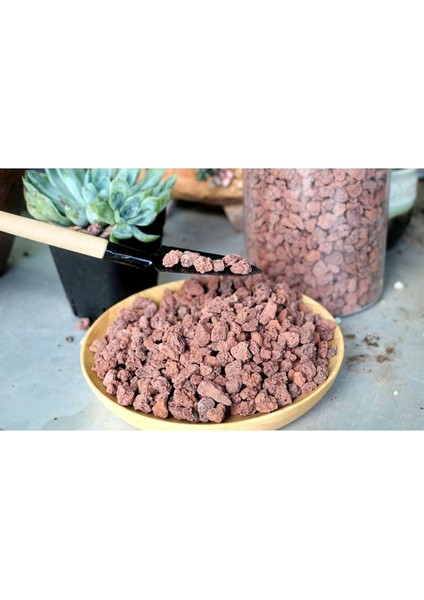 Kırmızı Pomza Taşı 3-8 mm 25 kg Volkanik Cürüf Ponza Lav Kırığı Lav Taşı indirimleri