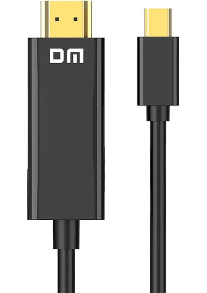 CHB039 4K 30Hz Mini Displayport To HDMI Görüntü Aktarma Kablosu 1.8 Metre