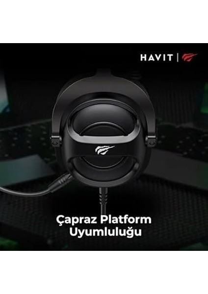 Gamenote H2002E Çıkarılabilir Mikrofonlu Gaming Oyuncu Kulaklığı 3.5 M fırsatları