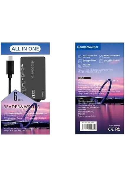 Onezero Zr 101 MT56 Compact Flash Çoklu Kart Okuyucu Dünyadaki Tüm Kartları Okur modelleri