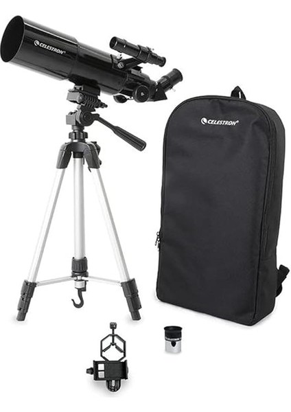 22030 Travel Scope 80 Portable Teleskop ve Smartphone Adaptör fırsatları