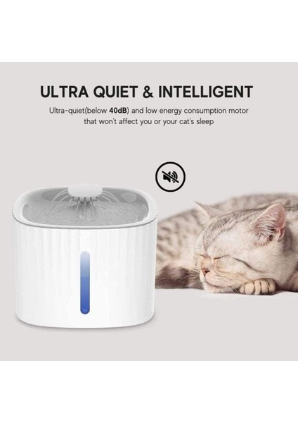 EZ-1002 Otomatik Su Sebili Fıskiyesi – Kedi Köpek ve Kuşlar Için Temiz ve Sürekli Su Kaynağı 3 Litre fırsatları