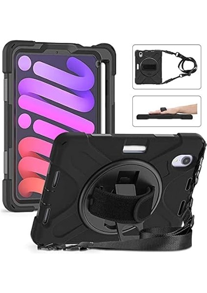 iPad Mini 2021 6.nesil Kılıf Silikon Tank Darbeye Dayanıklı Çift Katman Kapak (A2568) fiyatları