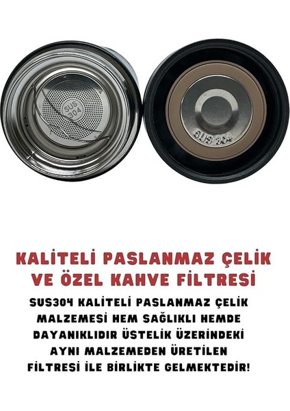 500ML Lisanslı Çift Katlı Paslanmaz Çelik Termos 8 Saat Sıcak Soğuk Hediye Kutulu Siyah modelleri