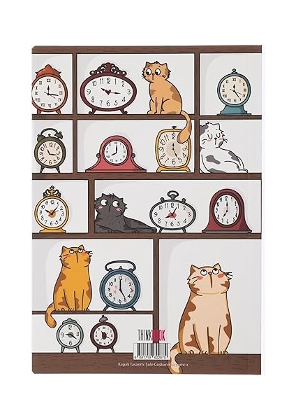 Zamansız Kedi Kitaplık Zamansız Ajanda, 15X21.5 cm fırsatları