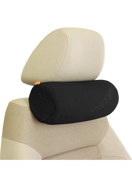 Bambu Serisi | Ortopedik Araç Boyun Yastığı | 2 Li Paket | Siyah Renk