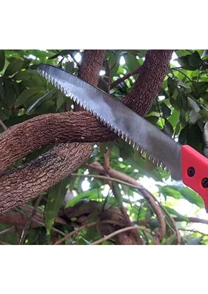 Katlanabilir Budama Testeresi (3000 Mm) - Özel Kırmızırenk ve Ergonomik Saplı modelleri