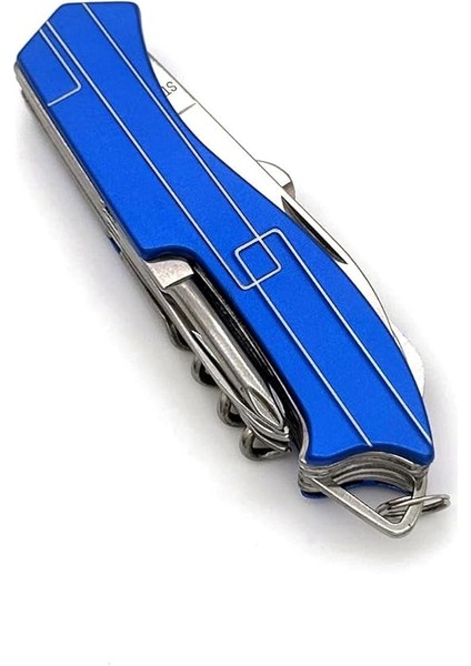 11 Fonksiyonlu Kamp Cep Çakısı Multitool Mavi fiyatları