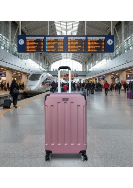 3’lü Valiz Seti – Kabin + Orta + Büyük Boy – Abs Sert Kaplama, Ultra Hafif, 360° Dönebilen Tekerlek, Darbe Korumalı Bavul fırsatları