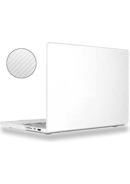 Macbook Air M1 Kılıf 13 Inç Karbon Fiber (Touchıd'li M1 Air) A2337 A2179 A1932 ile Uyumlu Şeffaf indirimleri