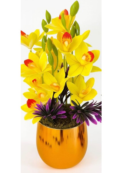 Sarı Orkide & Mor Lotus Premium Arajman fiyatları