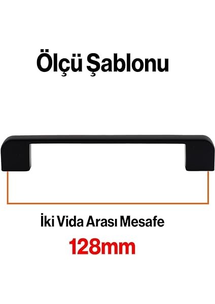 10 Adet Gölcük Siyah 128 mm Mutfak Kulbu Çekmece Dolap Kulpu Dolabı Kulpları Metal Kulp Mobilya fırsatları