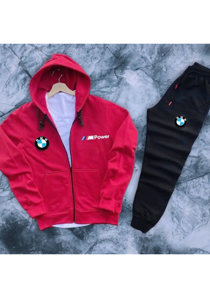 En Trend Modellerle Boydan Fermuarlı 2 Li Eşofman Takımı