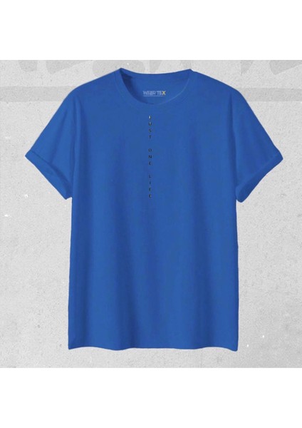 Yeni Sezon Oversize “ Just One Life “ Desenli T-Shirt