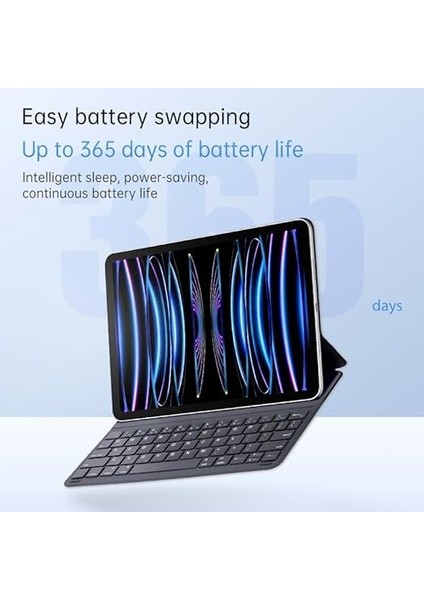 12.9"3.4.5.6.nesil M1.m2 2022.2021/ iPad Air 13 (M2, 2024/M3,2025) ile Uyumlu Magic Keybord Folio Klavyeli Kılıfı indirimleri