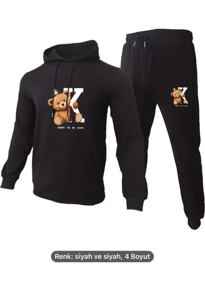 Born To Be King Baskılı Eşofman Takımı