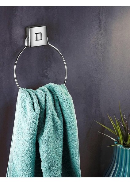 Haus Delmeye Son Yapışkanlı Banyo Mutfak Havluluk Askısı Krom Y-612