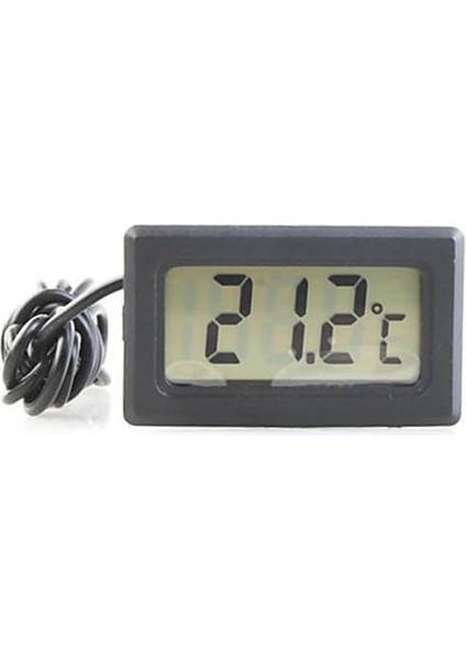 Mini Dijital Prob Termometre (Siyah)