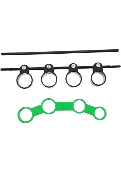 2 Parmak Desteği Gitar Parmak Egzersiz Seti Enstrümanlar Için Piyano Tutacağını Genişlet