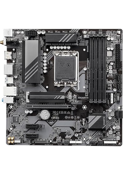 B760M DS3H Ax Wıfı6 Intel LGA1700 Matx Ultra Durable Anakart modelleri