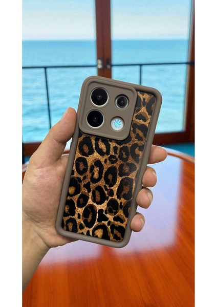 Xiaomi Note 13 Pro 4g Uyumlu – Leopar Desenli, Yumuşak Silikon Kılıf, Darbeye Karşı Dayanıklı Kapak
