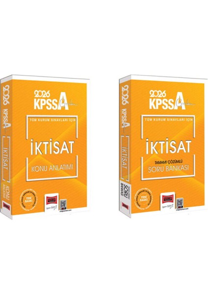 Yargı 2026 KPSS-A Grubu Tüm Kurum Sınavları İçin İktisat Konu Anl