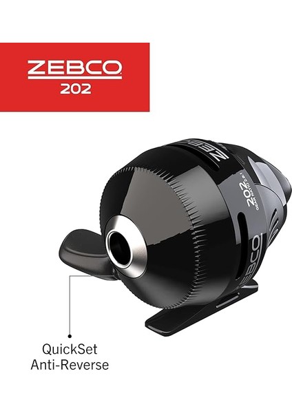 202 Spincast Olta Makarası, Dayanıklı Tamamen Metal Dişliler, Kadranlı Ayarlanabilir Sürükleme ve Dahili Kanca Tutucu, Boyut 30 fırsatları