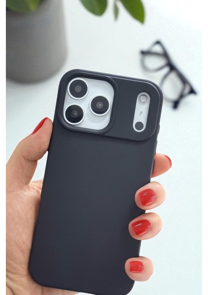 Apple iPhone 17 Pro Uyumlu – Siyah Lansman Liquid Silikon Kılıf, Darbeye Karşı Dayanıklı Kapak modelleri