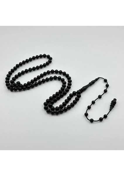 99’luk Abanoz Ağacı Usta Işi Tespih – Bülbül Atölye El Yapımı Özel Üretim