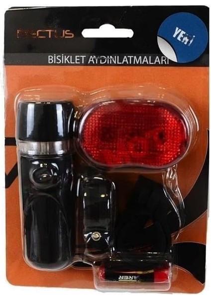 Pilli Bisiklet Ön Arka Far Stop Lambası Seti fiyatları