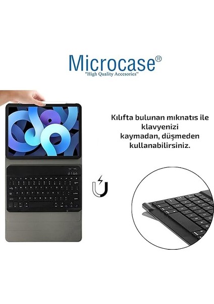 iPad Air 5. Nesil 10.9 Bluetooth Klavyeli Standlı Kılıf - Bkk4 fırsatları