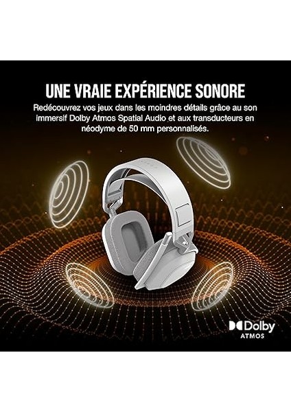 HS80 Max Kablosuz Gaming Kulaklık, White (CA-9011296-EU) indirimleri