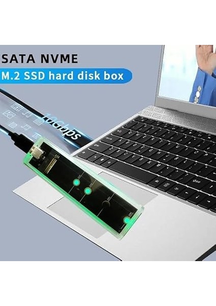 Plus PX-M2001 Rgb M2 Sata, M2 Nvme SSD Kutusu, Type C Usb3.0 Nvme SSD Kutusu,nvme M.2 SSD HDD Kutusu, M2 SSD USB Çevirici (Nvme ve Ngff SSD Kutusu) fırsatları