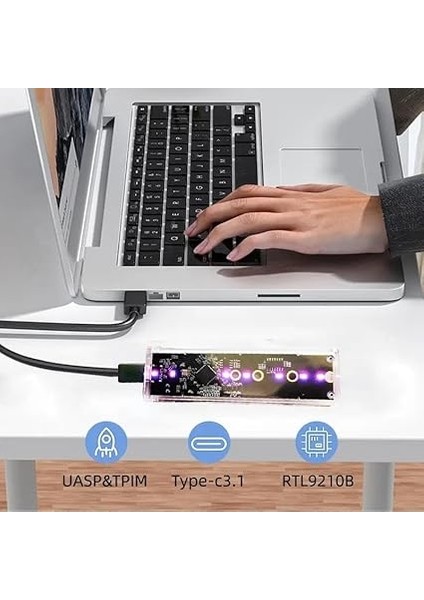 Plus PX-M2001 Rgb M2 Sata, M2 Nvme SSD Kutusu, Type C Usb3.0 Nvme SSD Kutusu,nvme M.2 SSD HDD Kutusu, M2 SSD USB Çevirici (Nvme ve Ngff SSD Kutusu) indirimleri