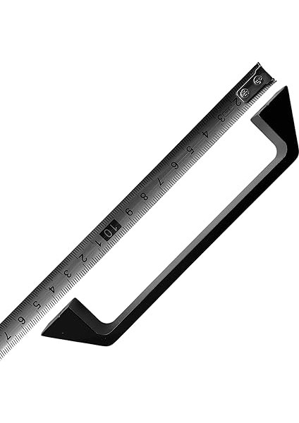 Mutfak ve Banyo Dolabı Kapakları ve Çekmeceler Için Metal Kulp Paslanmaz Alüminyum Mobilya Dolap Kulbu 128MM Mat Siyah 2 Adet modelleri