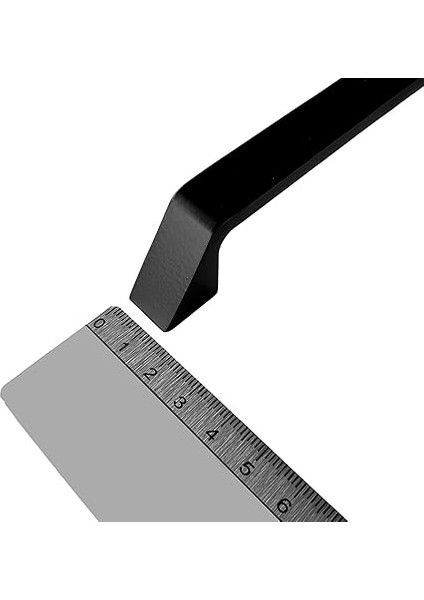 Mutfak ve Banyo Dolabı Kapakları ve Çekmeceler Için Metal Kulp Paslanmaz Alüminyum Mobilya Dolap Kulbu 128MM Mat Siyah 2 Adet indirimleri