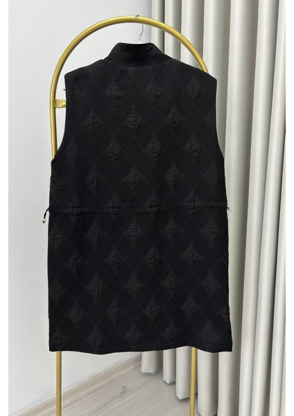 Jupe Mevsimlik Full Fermuar Kapamalı Ayarlanabilir Bel Büzme Detaylı Astarlı Kapitone Yelek indirimleri