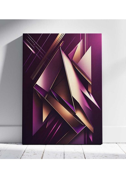 Lüks Geometrik Derinlik Salon Oturma Odası Kanvas Tablo Duvar Resim