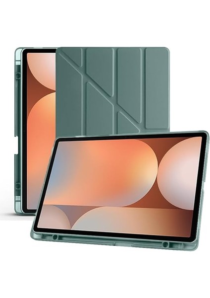 Galaxy Tab S10 Ultra X920 14.6 Inç Katlanabilir Kalemlikli Standlı Akıllı Kılıf Haki fırsatları