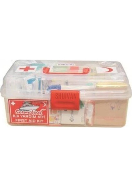 Ilk Yardım Kutusu Gemi Için 116 Parça - 33X18X15CM